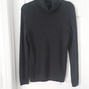 Charcoal gray cowl neck sweater Size L